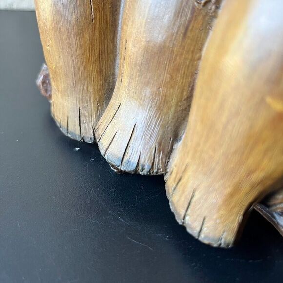 Vintage 3 Wise Owls See No Evil Hear No Evil Speak No Evil Branch Resin 1970s - Picture 15 of 16